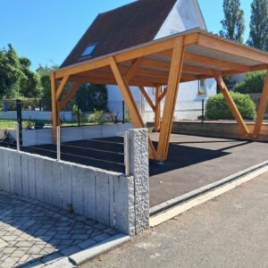 Carport en pin